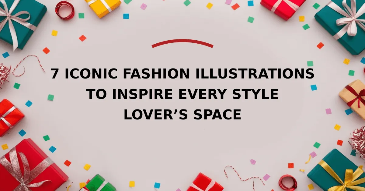 7 Iconic Fashion Illustrations to Inspire Every Style Lover’s Space